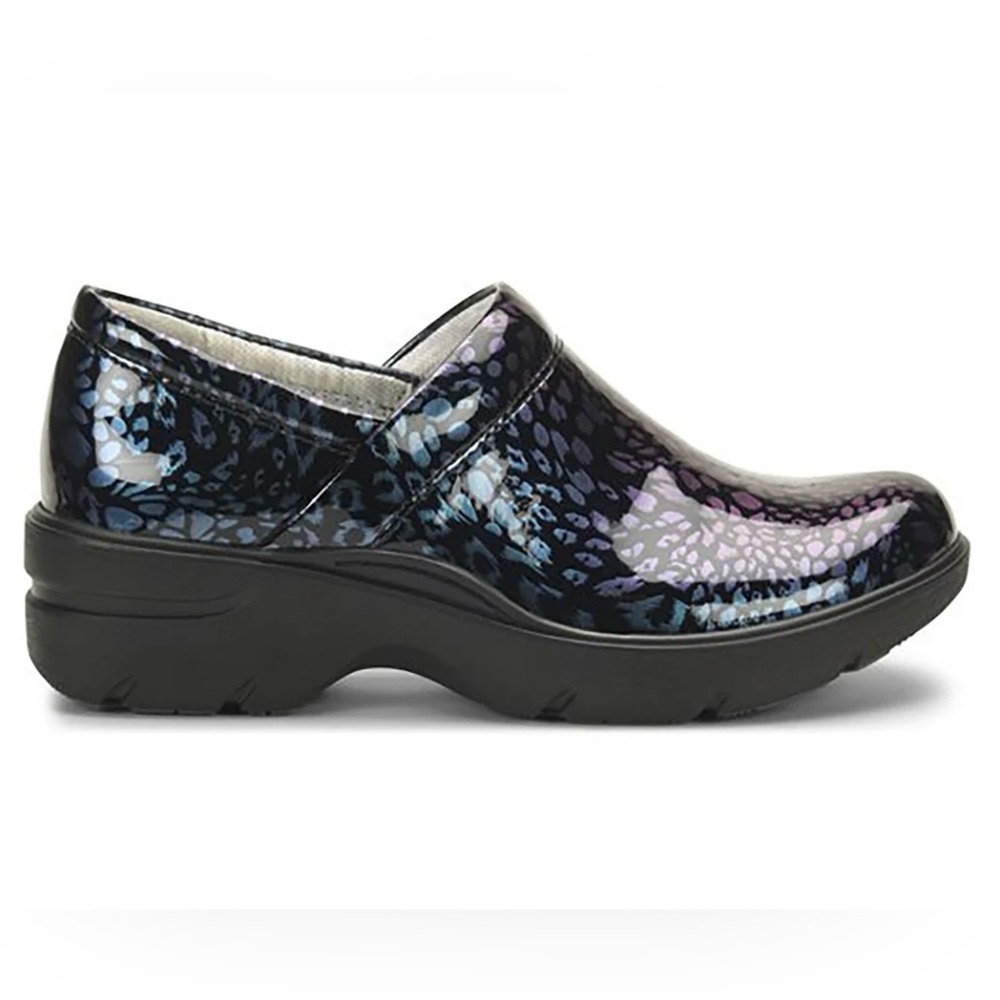 Align INDYA Women’s Professional Clogs Patent Leopard Print Size 7.5